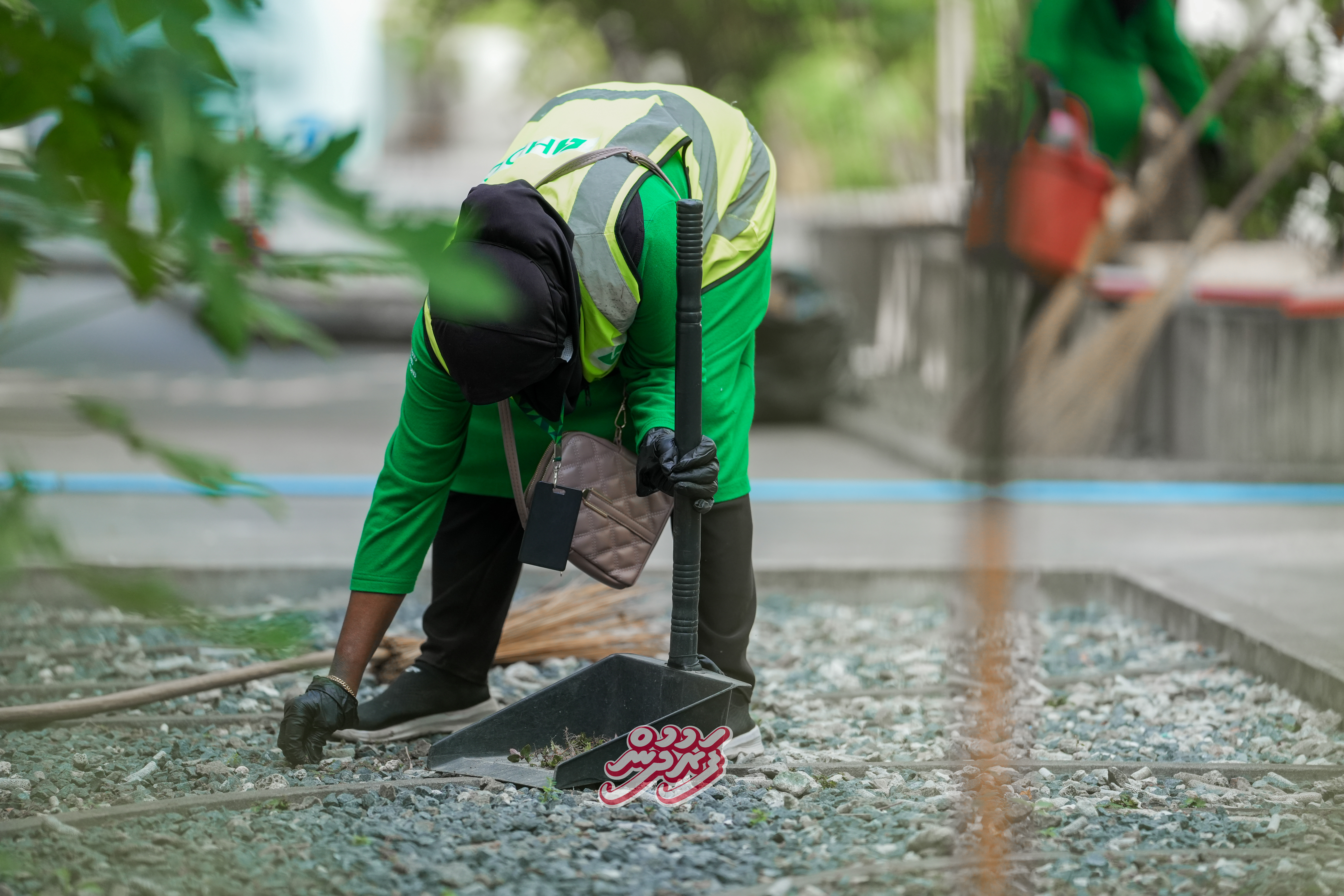 Hulhumale cleaning by HDC
