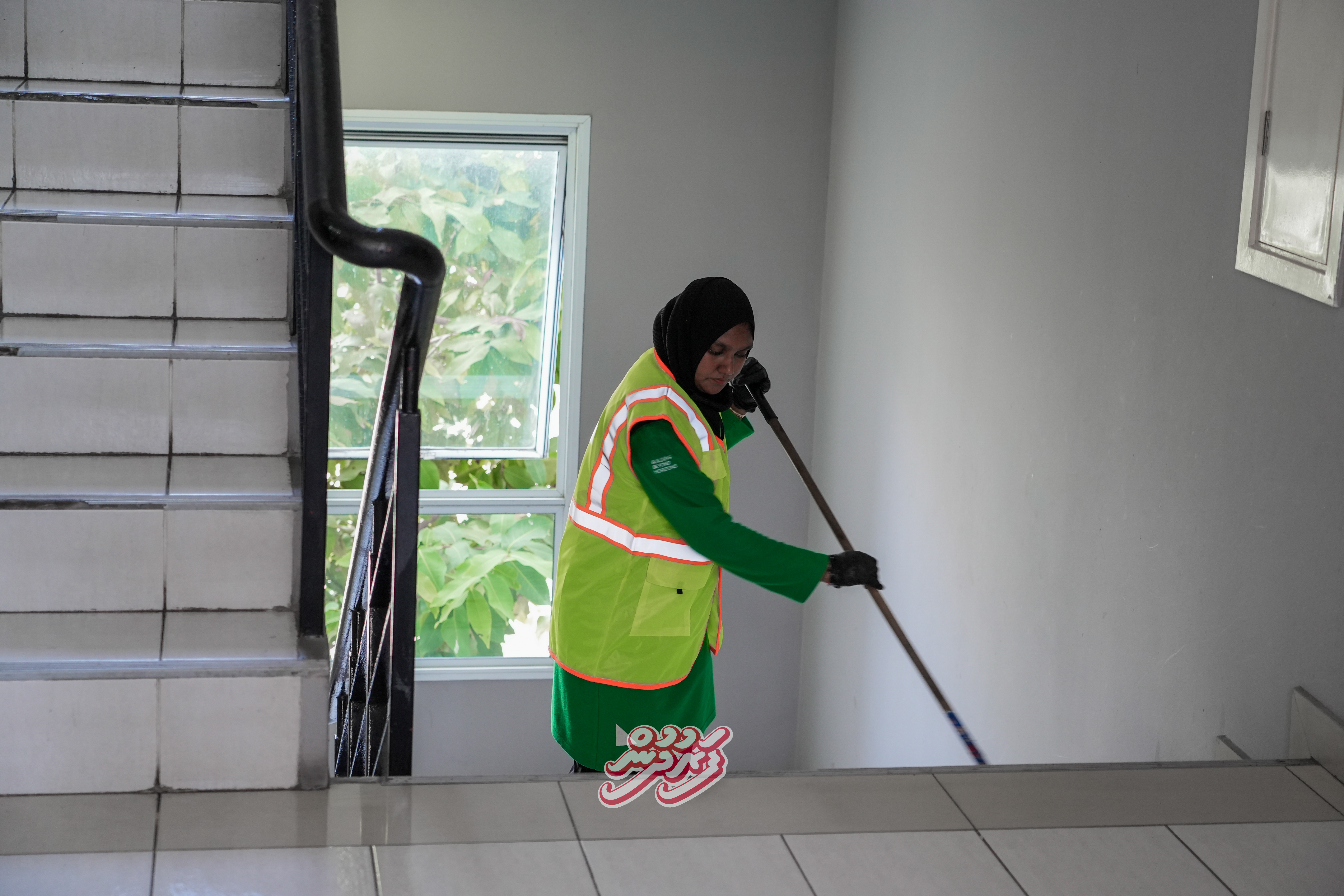 Hulhumale cleaning by HDC