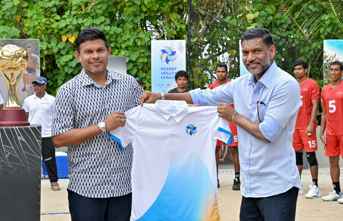 ރިޒޯޓު ވޮލީ ލީގުގެ މާލެ ލީގު ފެށުމުގެ ރަސްމިއްޔާތު ނައިބު ރައީސް ޝަރަފުވެރިކޮށްދެއްވައިފި
