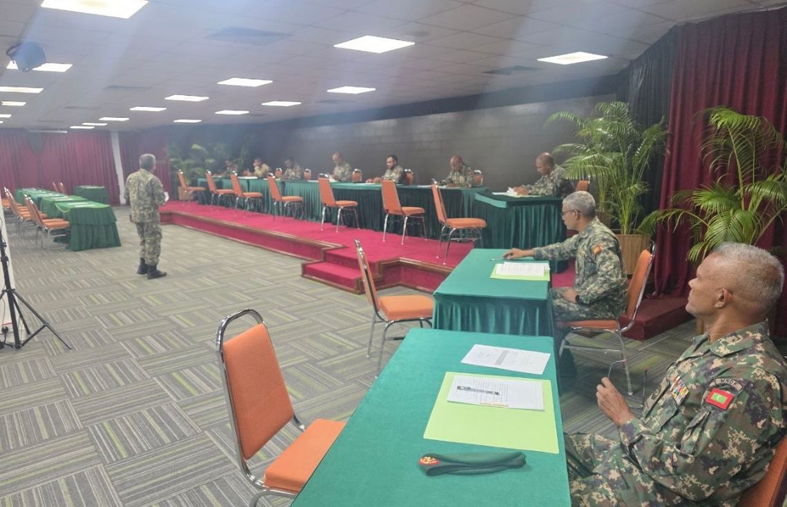މޯލްޑިވްސް ނޭޝަނަލް ސަރވިސް ތަމްރީނުގެ ފުރަތަމަ ބުރަށް ބައިވެރިން ހޮވުމުގެ މަރުޙަލާ މާލޭގައި ފަށައިފި