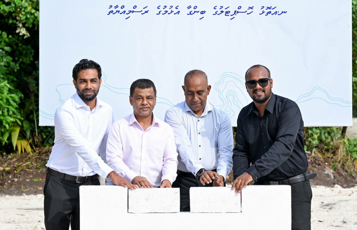 މަނަދޫ ހޮސްޕިޓަލުގެ އައު އިމާރާތާއި ފިޓްނަސް ސެންޓަރުގެ ބިންގާ އަޅައިފި