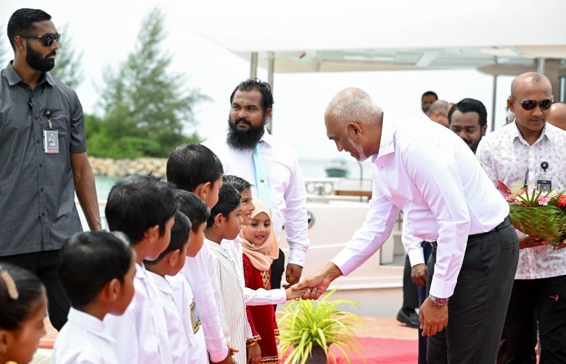 މިއަދުގެ ދެވަނަ މަންޒިލް ކަމަށްވާ ނ. މާޅެންދުއަށް ރައީސް ވަޑައިގެންފި