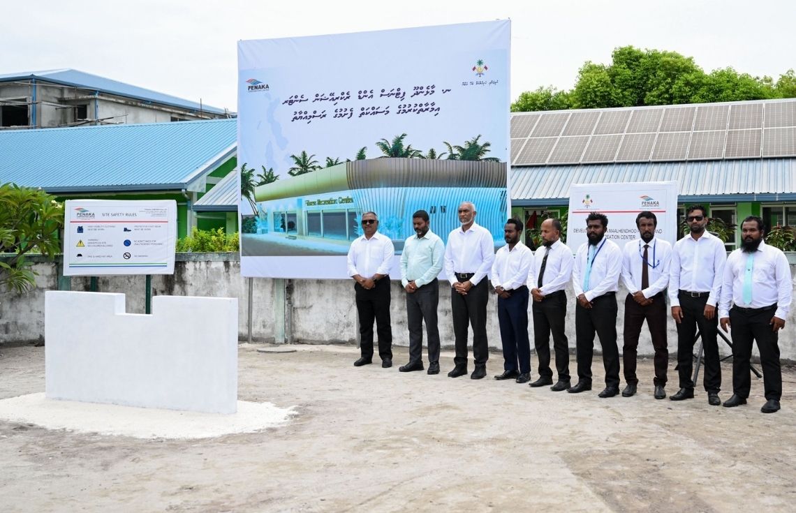 ނ. މާޅެންދޫ ފިޓްނަސް އެންޑް ރެކްރިއޭޝަން ސެންޓަރުގެ ބިންގާ އަޅައިފި