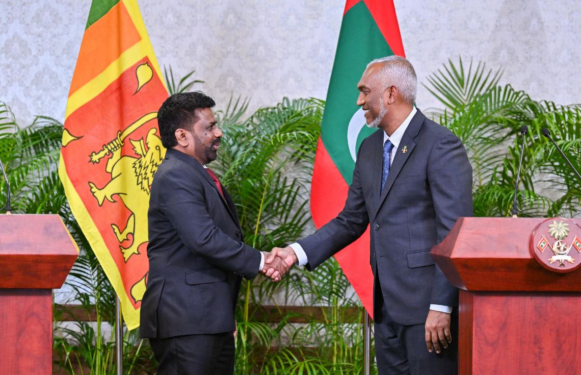 ޚާރިޖީ ދާއިރާގެ މުވައްޒަފުންނަށް ތަމްރީނާއި ހުނަރު ފޯރުކޮށްދިނުމަށް  ސްރީލަންކާއާއެކު އެމްއޯޔޫއެއްގައި ސޮއިކޮށްފި