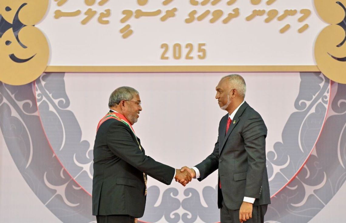 ނިޝާން ޢިއްޒުއްދީންގެ ޢިއްޒަތް އެރުއްވި ޤާސިމަށް ރައީސް މައުމޫން މަރުހަބާ ވިދާޅުވެއްޖެ