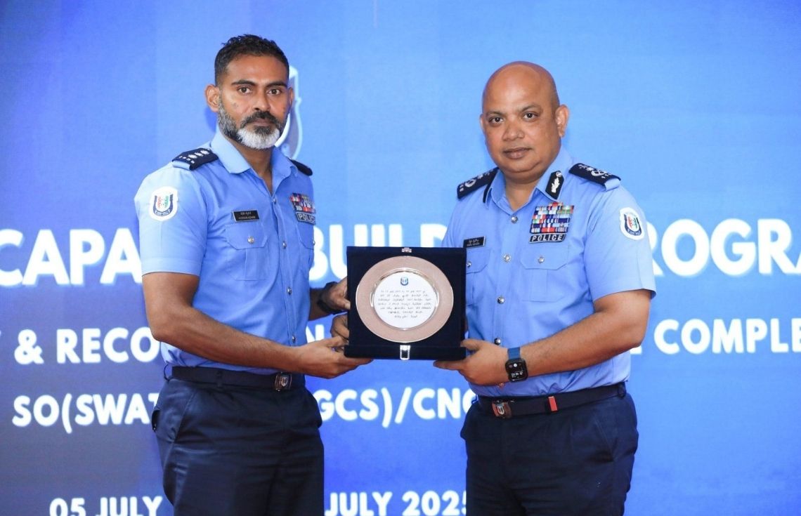 ފުލުހުންގެ އޮޕަރޭޝަނަލް ކެޕޭސިޓީ ބިލްޑިންގ ޕްރޮގްރާމް ނިންމުމުގެ ރަސްމިއްޔާތު ބާއްވައިފި