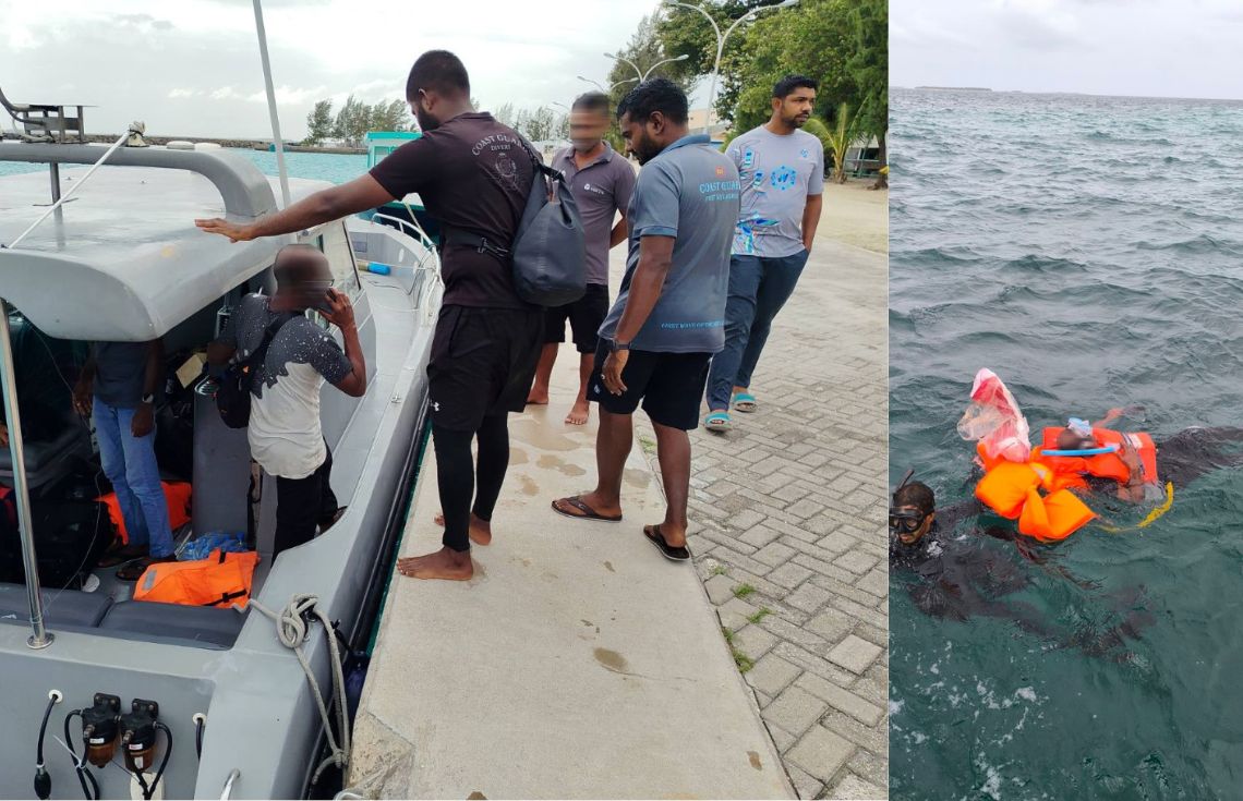 މަނަފަރުން ތިލަފުށްޓަށް ދަނިކޮށް ފަރަށް އެރި ދޯނީގައި ތިބި ފަޅުވެރީން ހޮޅުދުއަށް ގެންގޮސްފި
