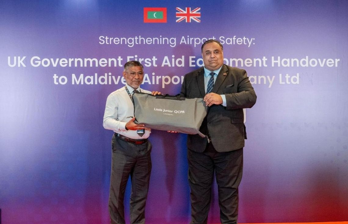 އިނގިރޭސި ވިލާތުގެ ސަރުކާރުން އެމްއޭސީއެލްއަށް ފަސްޓް އެއިޑް އާލާތްތަކެއް ހަދިޔާކޮށްފި