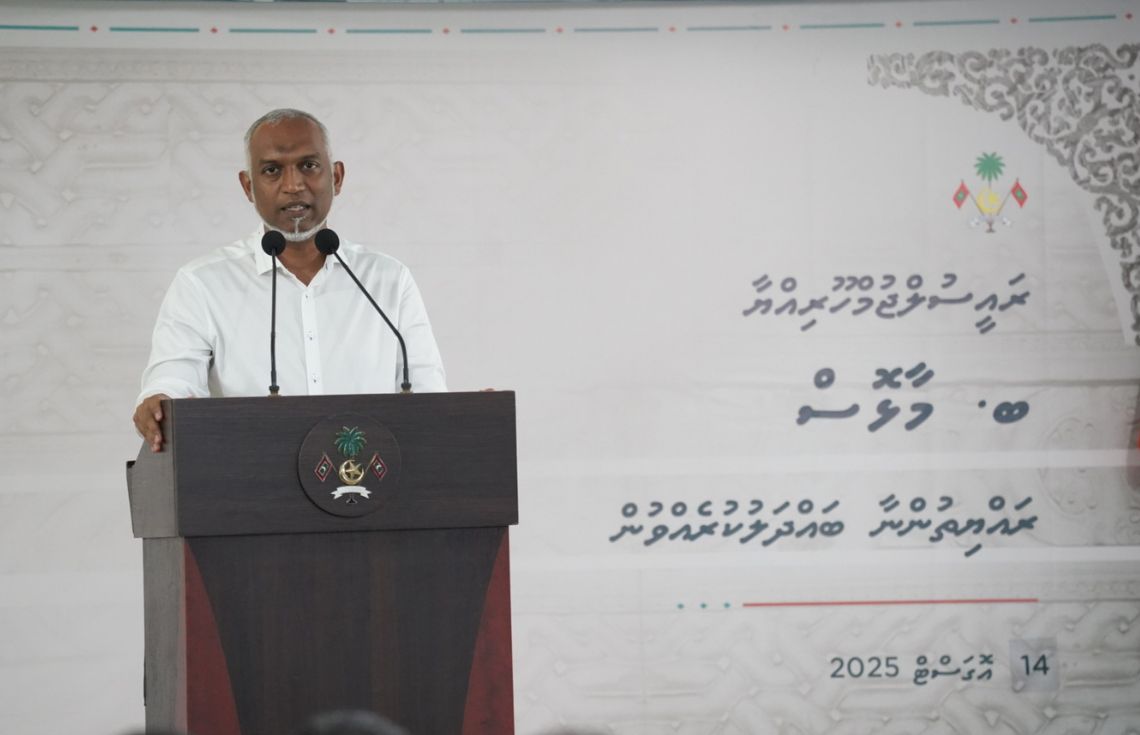 މާޅޮހުގެ ތަރައްޤީއަށް ވެވުނު ވަޢުދުތަށް އިޚްލާޞްތެރިކަމާއެކު ފުއްދާނަން: ރައީސް