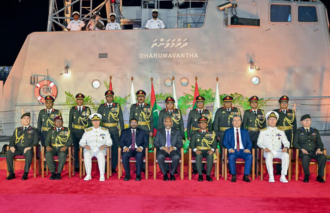 ތުރުކީވިލާތުން ދިވެހިރާއްޖެއަށް ހަދިޔާކުރި މަނަވަރު ދިވެހިރާއްޖޭގެ ޤައުމީ ދިފާޢީ ބާރާ ހަވާލުކުރައްވައިފި