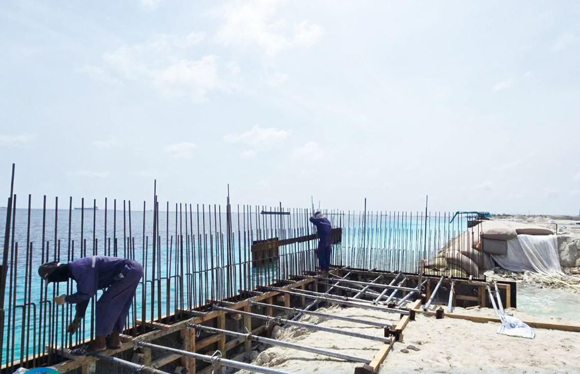ރަސްމާލެ ބިންހިއްކުމުގެ މަޝްރޫޢޫގެ 11% ނިމިއްޖެ