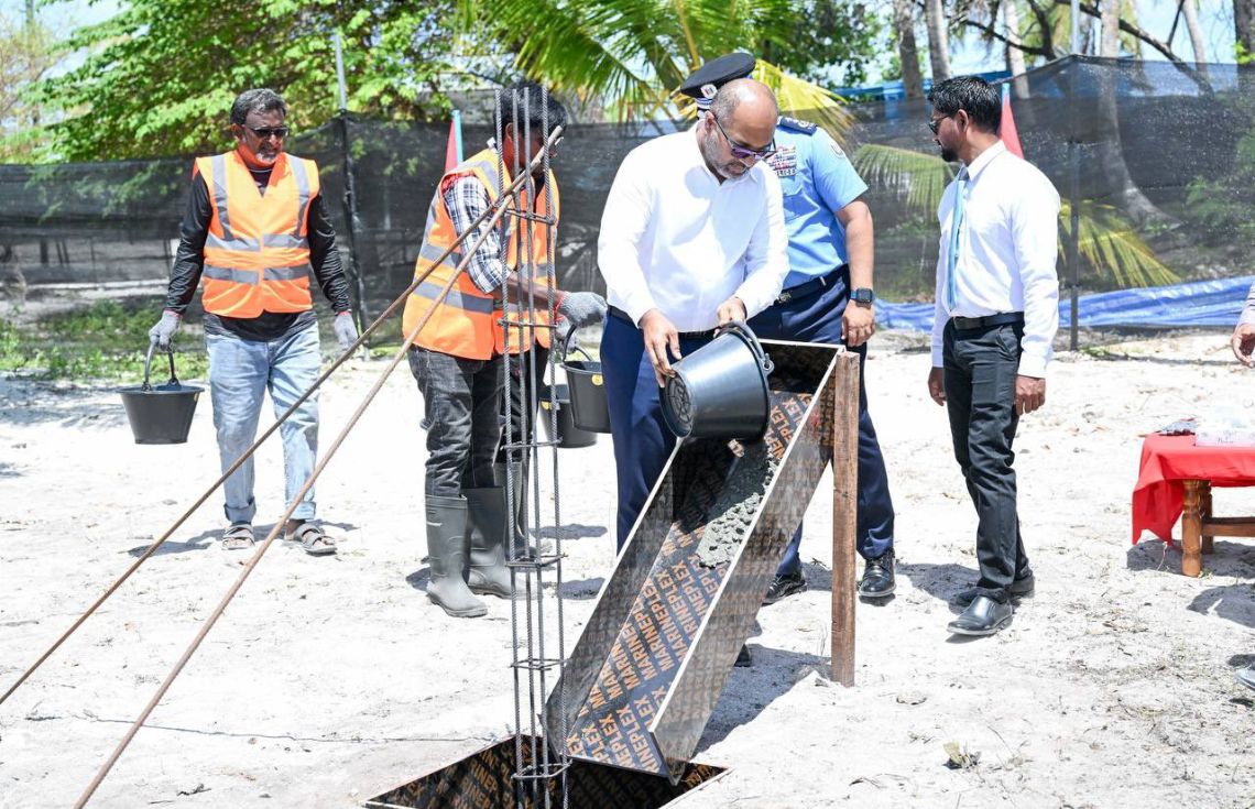 ހިމަންދޫ ފުލުހުންގެ މަރުކަޒުގެ ޢަމަލީ މަސައްކަތް ފަށައިފި