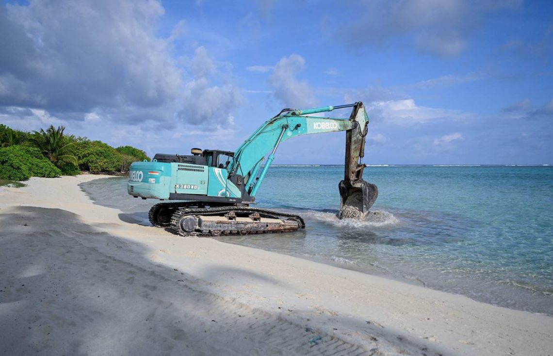 މަތިވެރީ ވައިގެބަނދަރަށް ބޭނުންވާ ބިން ހިއްކުމުގެ ޢަމަލީ މަސައްކަތް ފަށައިފި