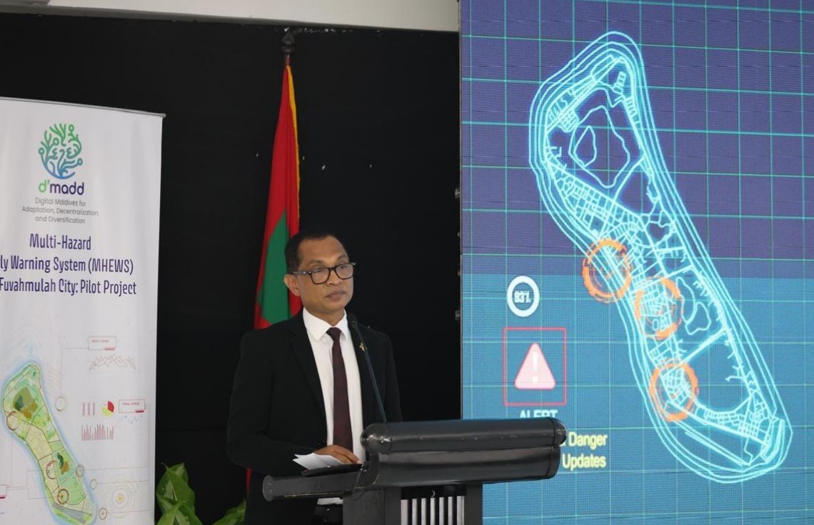 މަލްޓި-ހަޒާޑު އާރލީ ވޯރނިންގް ސިސްޓަމަކީ ޤުދުރަތީ ކާރިސާތަކަށް ތައްޔާރުވުމުގެ ޤައުމީ ޕްލޭނެއް: ޑރ. ކިނާނަތު