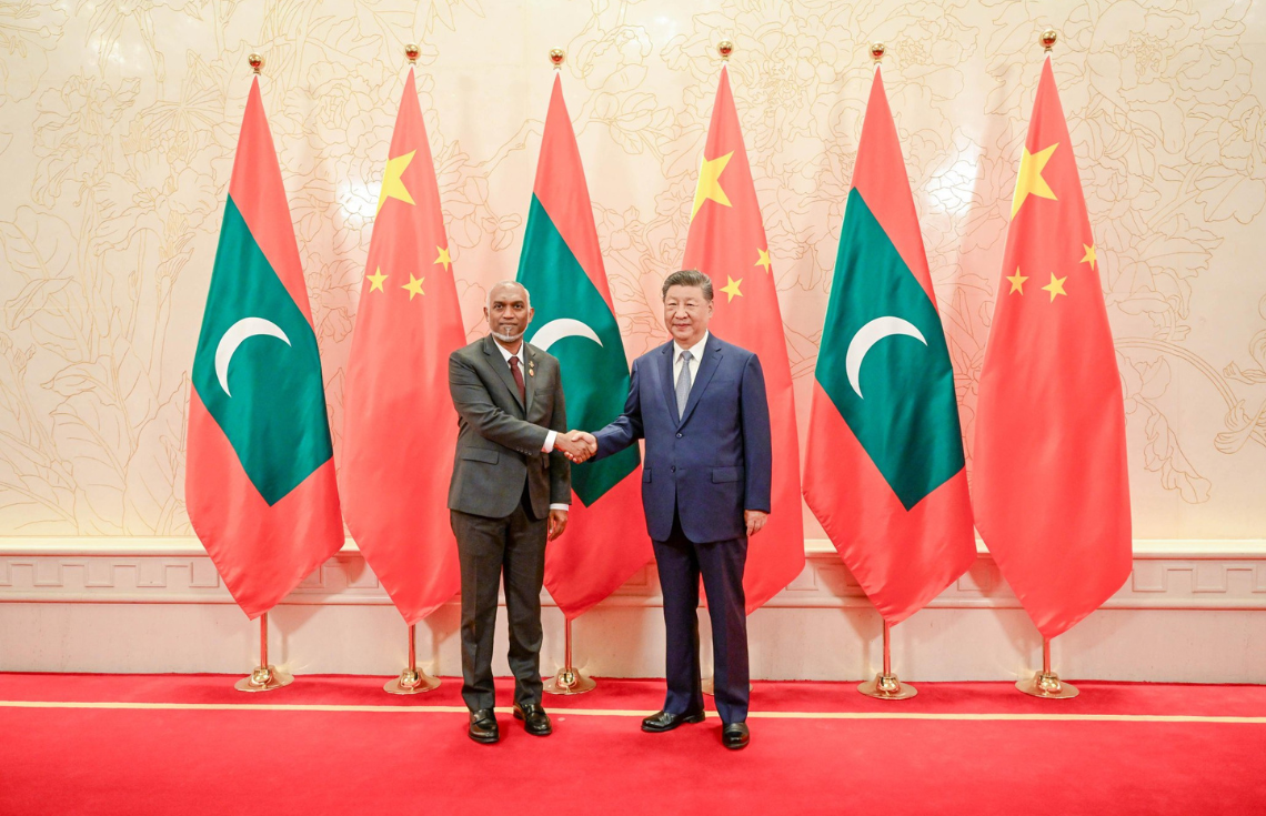 ރައީސުލްޖުމްހޫރިއްޔާ ޗައިނާގެ ރައީސްއާ ބައްދަލުކުރައްވައިފި
