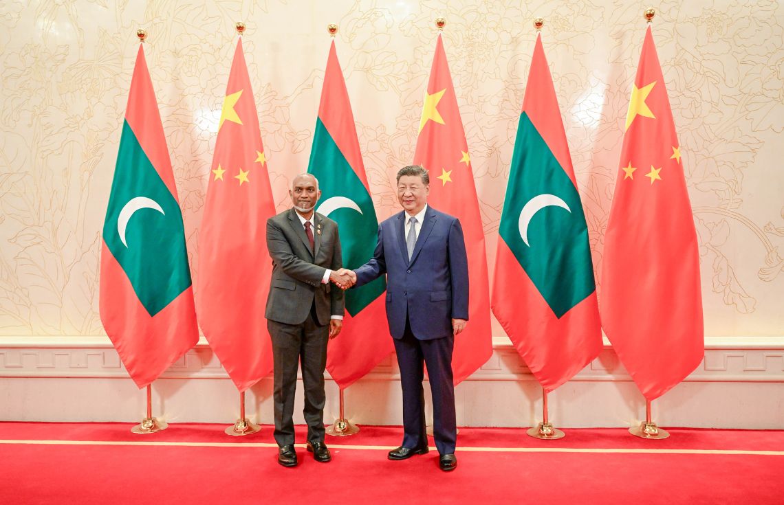 ޗައިނާގެ ރައީސް ދެއްވީ ޤައުމީ ތަރައްޤީގެ ލަނޑުދަނޑިތައް ހާސިލުކުރަން ޗައިނާގެ އެހީތެރިކަން ލިބޭނެ ކަމުގެ ޔަޤީންކަން