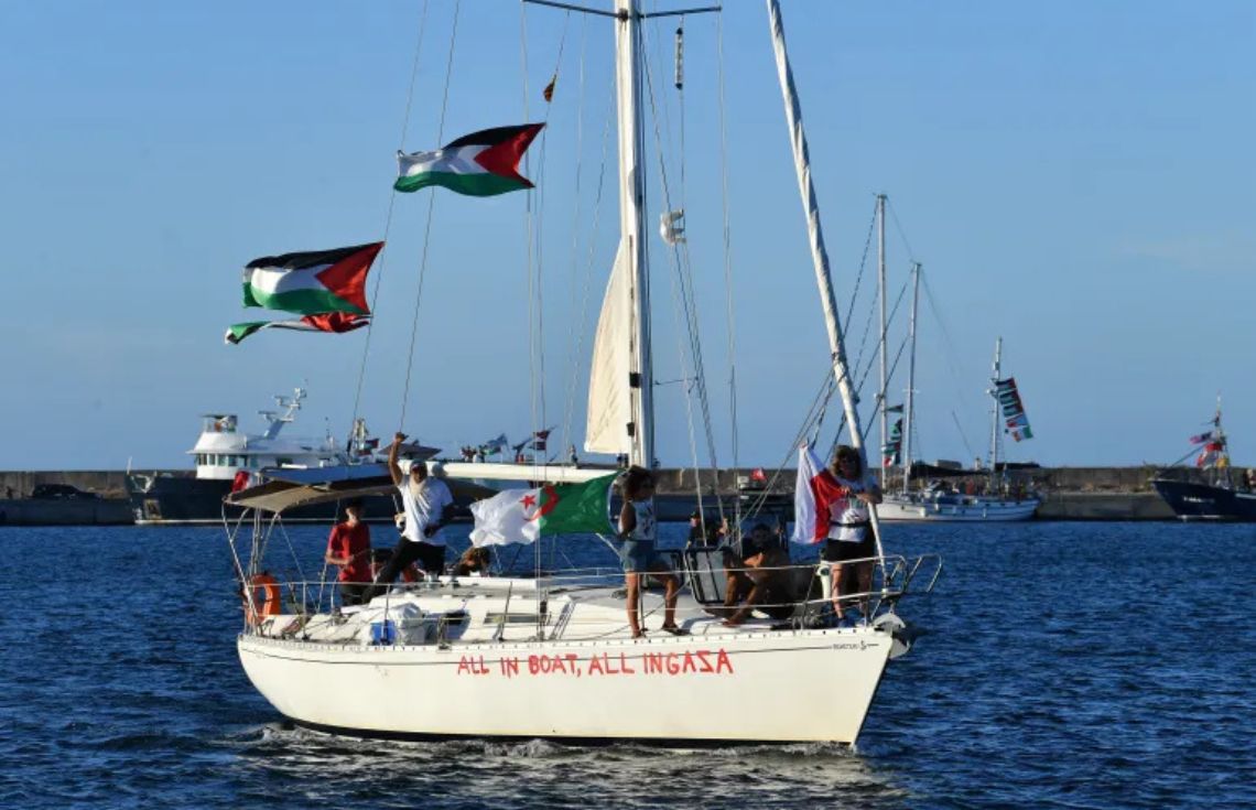 ޣައްޒާގެ ބްލޮކޭޑް ނިމުމަކަށް ގެނައުމަށް ގްލޯބަލް ސުމޫދު ފްލޮޓިލާ ޓިއުނީޝިއާއިން ފުރައިފި