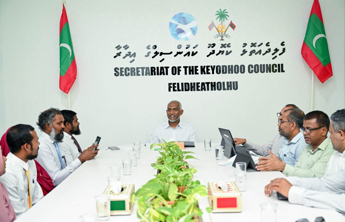 ރައީސް، ކެޔޮދޫ ރައްޔިތުންނަށް އެންމެ މުހިންމު ކަންކަމާ މެދު މަޝްވަރާކުރައްވައިފި
