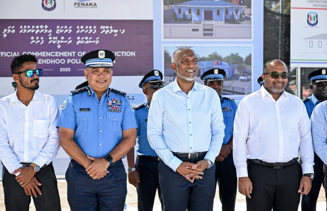 ބިލެތްދޫގައި އިމާރާތްކުރާ ފުލުހުންގެ މަރުކަޒުގެ ޢަމަލީ މަސައްކަތް ފަށައިފި