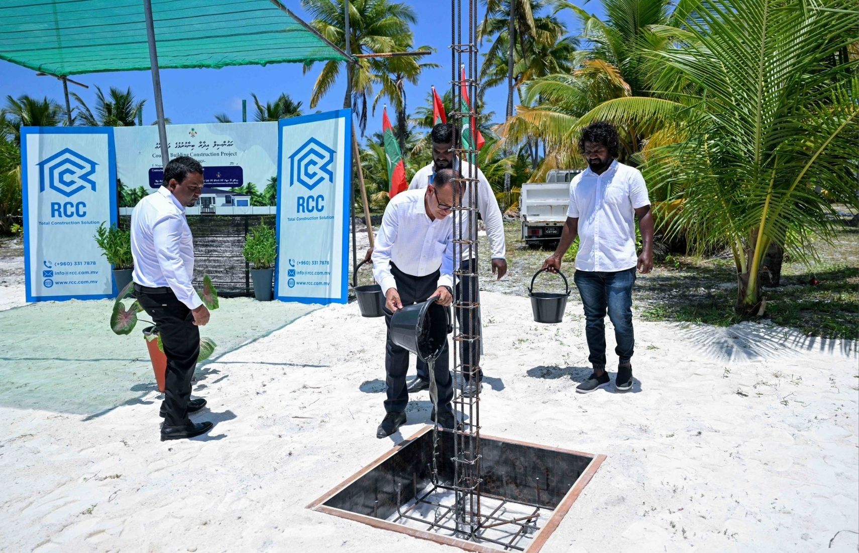 މަގޫދޫ ކައުންސިލް އިދާރާގެ އައު އިމާރާތުގެ ޢަމަލީ މަސައްކަތް ފަށައިފި