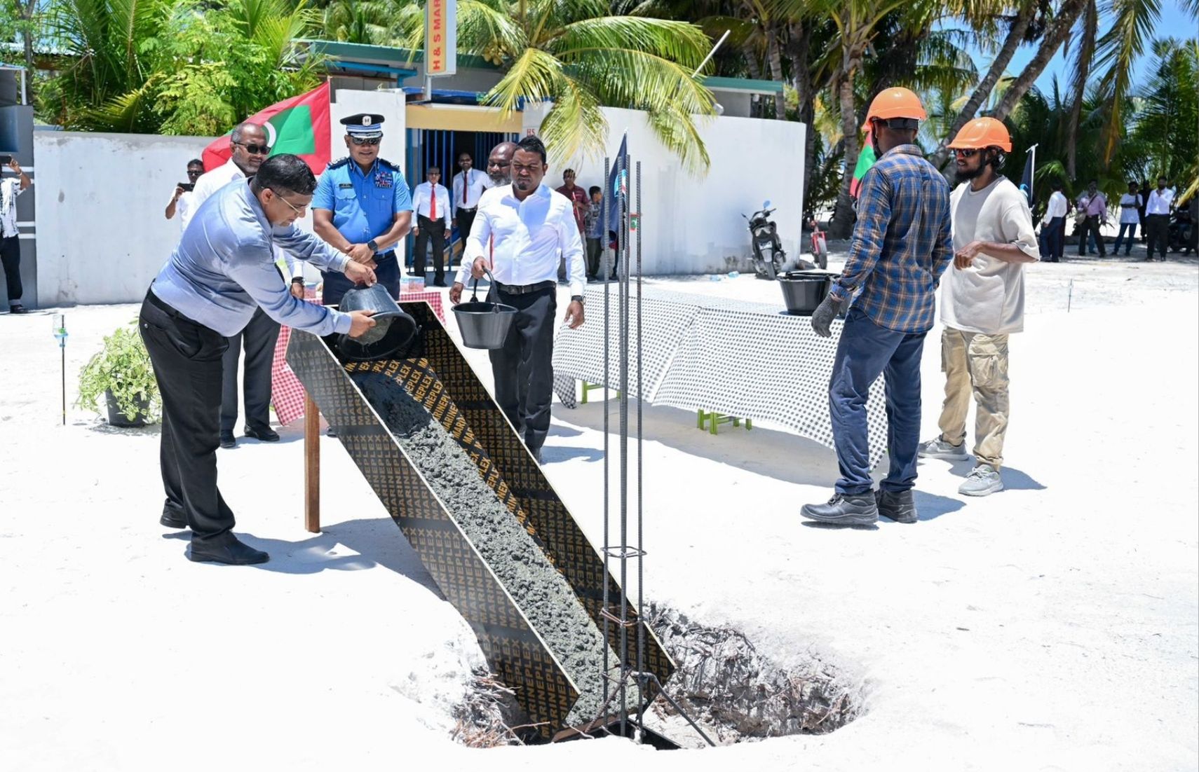 ފ. މަގޫދޫ ފުލުހުންގެ މަރުކަޒު އިމާރާތްކުރުމުގެ ޢަމަލީ މަސައްކަތް ފަށައިފި