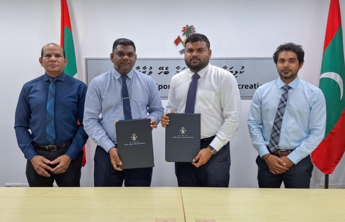 ހއ. ދިއްދޫގައި ފިޓްނަސް އެންޑް ރެކްރިއޭޝަން ސެންޓަރެއް ތަރައްޤީކުރުމުގެ އެއްބަސްވުމުގައި ސޮއިކޮށްފި