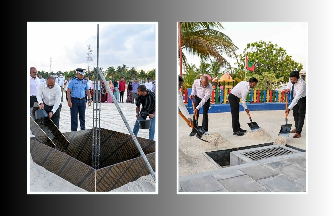 މުލީގެ މަގުހެދުމުގެ މަސައްކަތް ފަށައި ފުލުހުންގެ މަރުކަޒުގެ ބިންގާއަޅައިފި