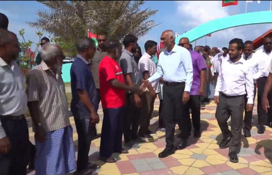 ރައީސްގެ މުލަކުއަތޮޅު ދަތުރުފުޅުގެ ފަހު މަންޒިލަކަށް ކޮޅުފުށްޓަށް ވަޑައިގެންފި