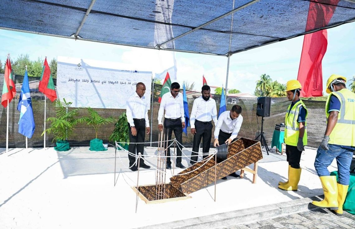 ތ. ވިލުފުށީގައި އިމާރާތްކުރާ 30 އެނދުގެ ހޮސްޕިޓަލުގެ މަސައްކަތް ފަށައިފި