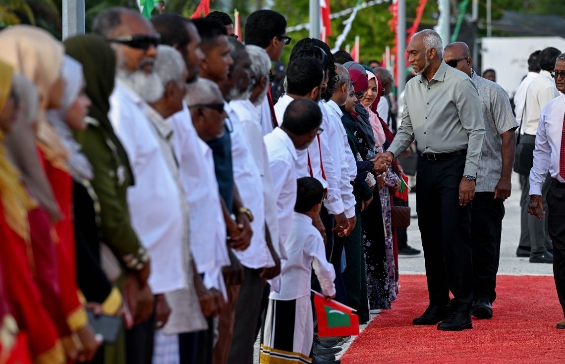 ރައީސް ތ.ގުރައިދުއަށް، ރައްޔިތުން ދެންނެވީ ހޫނު މަރުޙަބާއެއް