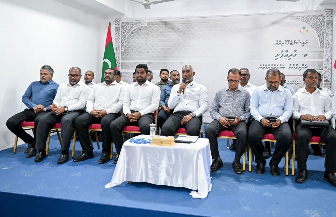 ގާދިއްފުށީ ބިން ހިއްކުން ހިމެނޭހެން ރަށުގެ ތަރައްޤީއަށް ގިނަ މަޝްރޫޢުތަކެއް ހިންގައިދެއްވާނެ ކަމަށް ރައީސް ވިދާޅުވެއްޖެ
