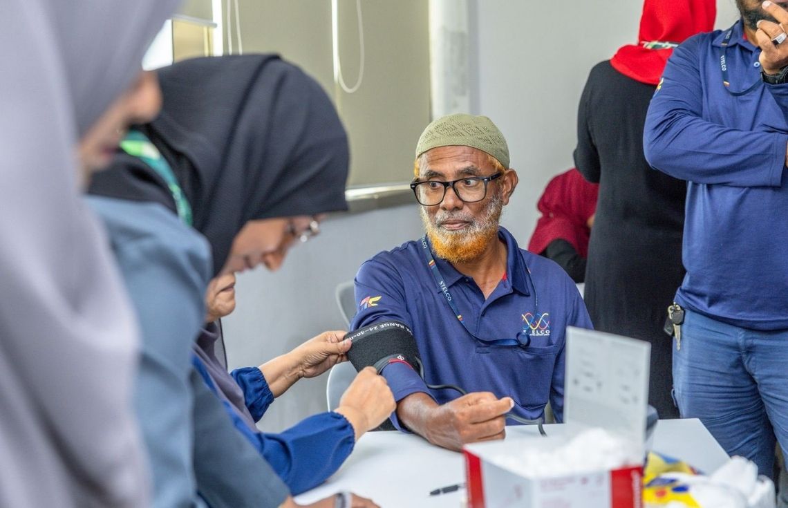 ސްޓެލްކޯގެ މުވައްޒަފުންނަށް ދުޅަހެޔޮ ޞިއްޙަތާ ގުޅޭ މަޢުލޫމާތުދޭ ޕްރޮގްރާމެއް ކުރިއަށްގެންގޮސްފި