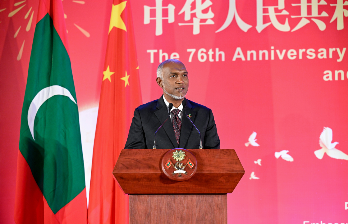 ބައިނަލްއަޤުވާމީ މައިދާނުގައި ޗައިނާއަކީ ދިވެހިރާއްޖޭގެ ބައިވެރިއެއްކަމަށް ރައީސުލްޖުމްހޫރިއްޔާ ވިދާޅުވެއްޖެ