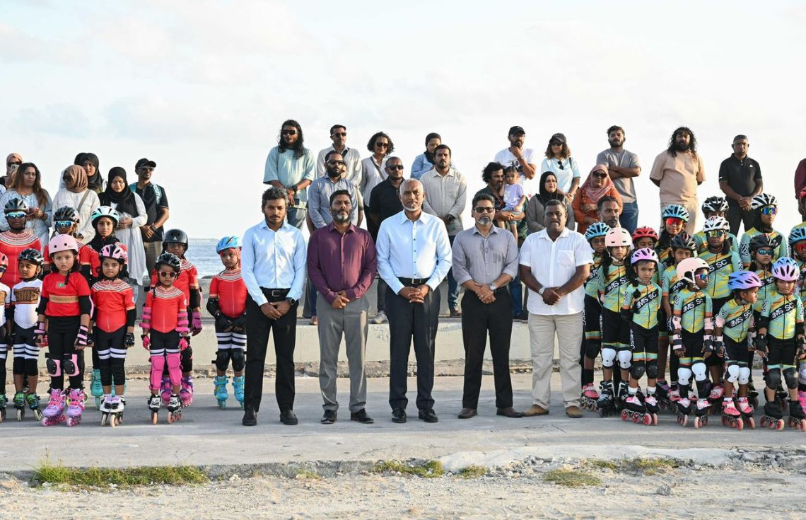 އުސްފަސްގަނޑުގައި އަޅާ ސްކޭޓް އެރީނާގެ ބިންގާ އަޅައިފި