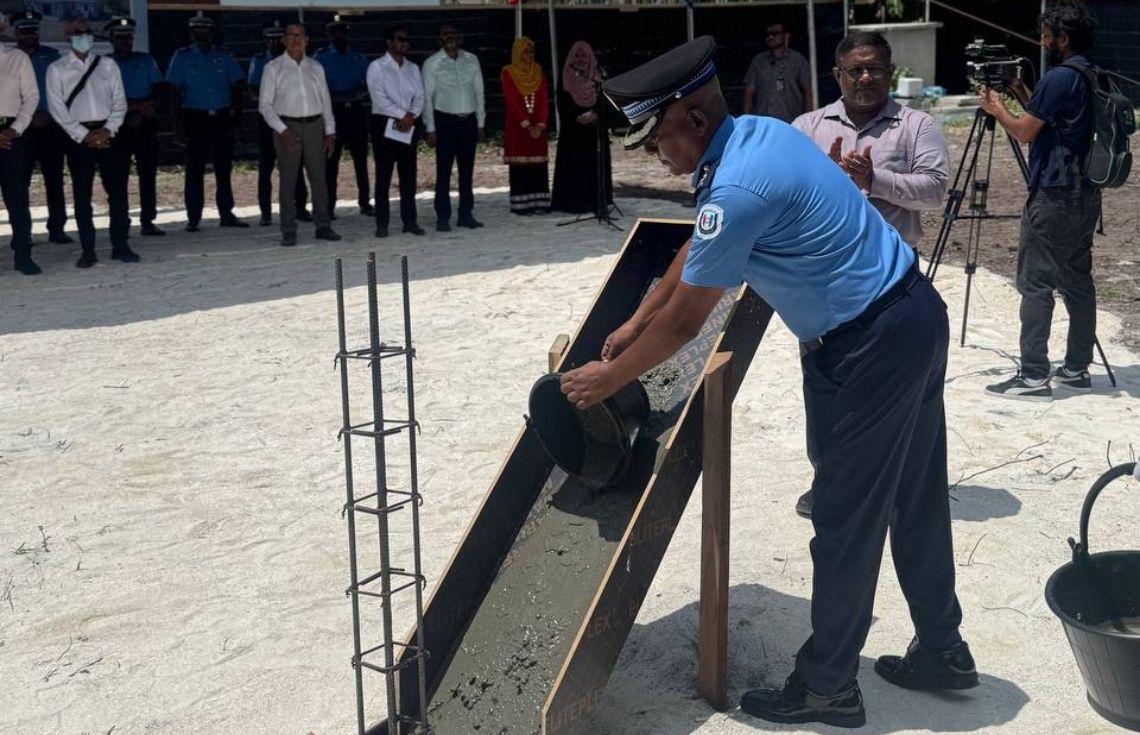 އދ. ދިގުރަށު ފުލުހުންގެ މަރުކަޒު އިމާރާތްކުރުމުގެ ޢަމަލީ މަސައްކަތް ފަށައިފި