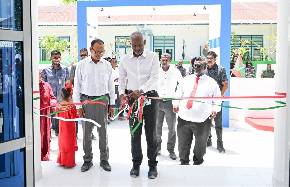 ރައީސުލްޖުމްހޫރިއްޔާ، ހަންޏާމީދޫ ކައުންސިލްގެ އައު އިމާރާތް ހުޅުއްވައިދެއްވައިފި
