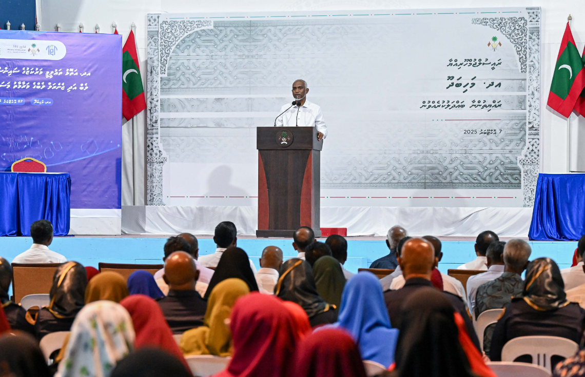 މަހިބަދޫ ބިންހިއްކުމުގެ މަޝްރޫޢު ލަސްވެގެން 10 މަސް ތެރޭގައި ނިންމަވާނެކަމަށް ރައީސް ވިދާޅުވެއްޖެ