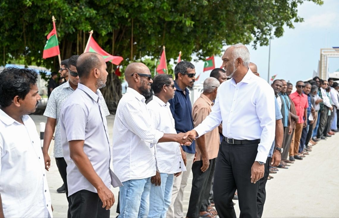 ރައީސްގެ މިލަދުންމަޑުލު އުތުރުބުރީގެ ދަތުރުފުޅުގެ ތެރެއިން ގޮއިދޫއަށް ވަޑައިގެންފި