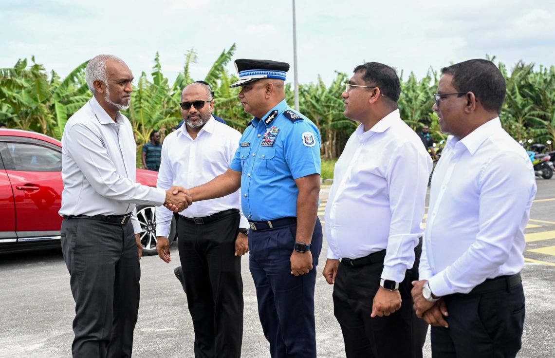 މިލަންދޫގައި ޢިމާރާތްކުރާ ފުލުހުންގެ މަރުކަޒުގެ ޢަމަލީ މަސައްކަތް ފަށައިފި
