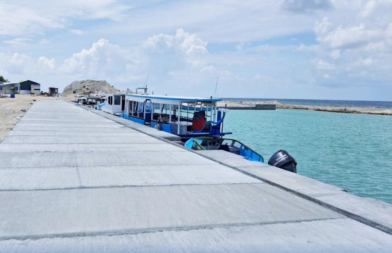 ފެރިދޫ ބަނދަރު ތަރައްޤީކުރުމުގެ %45 މަސައްކަތް އެމްޓީސީސީން ނިންމާލައިފި