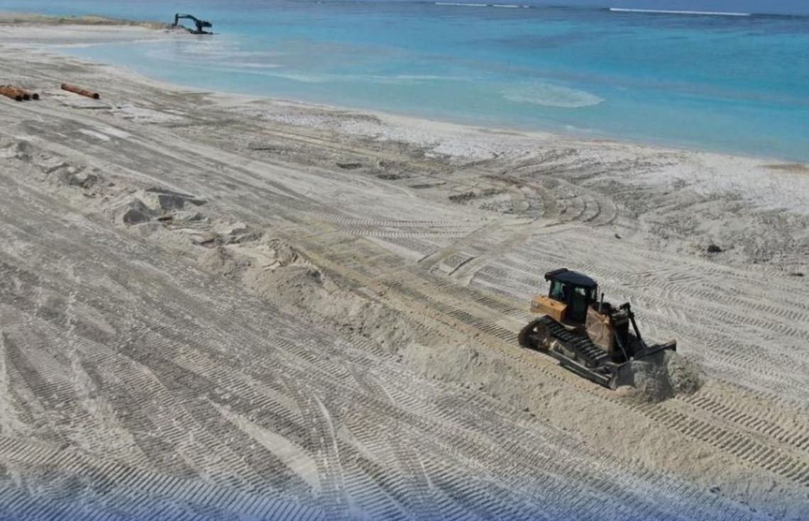 ނިލަންދޫ އެއަރޕޯޓް ބިން ހިއްކުމުގެ 90 އިންސައްތަ މަސައްކަތް ނިމިއްޖެ: އެމްޓީސީސީ