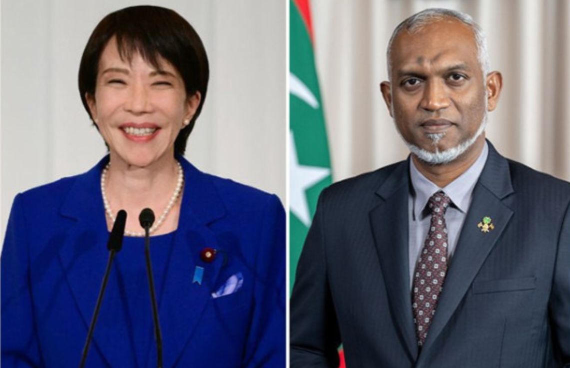 ޖަޕާނުގެ ފުރަތަމަ އަންހެން ބޮޑުވަޒީރަށް ރައީސް މަރުޙަބާ ވިދާޅުވެއްޖެ