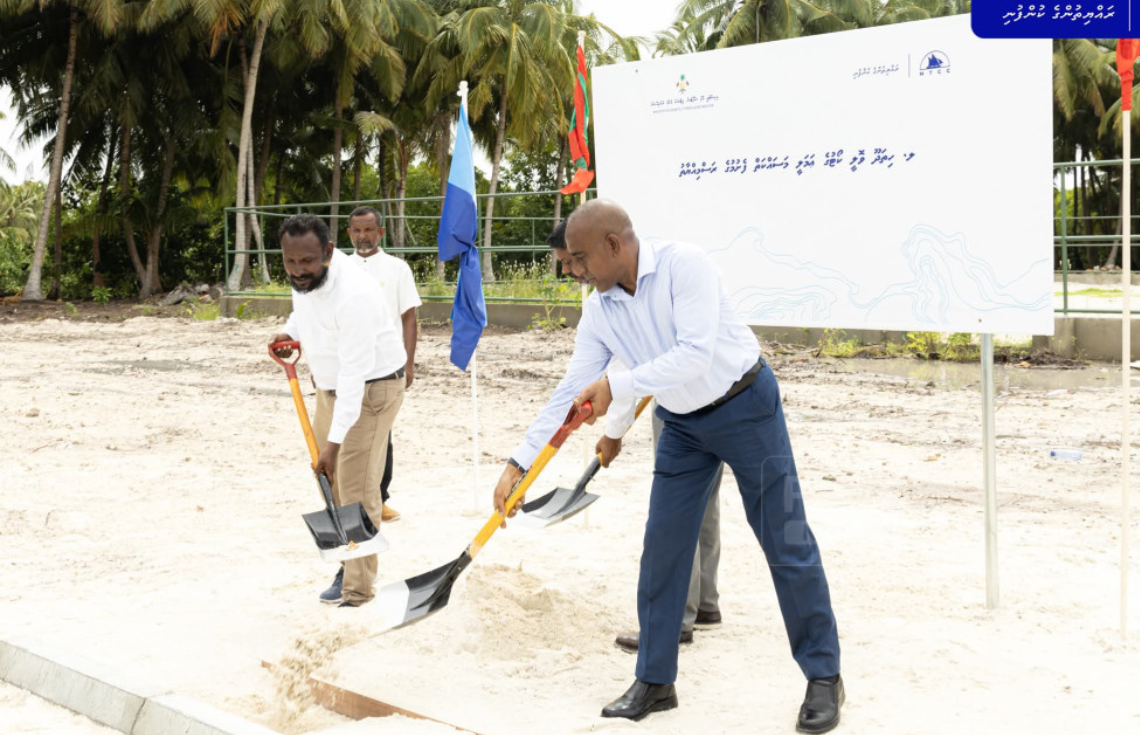ލ. ހިތަދޫ ވޮލީ ކޯޓުގެ ޢަމަލީ މަސައްކަތް ފަށައިފި