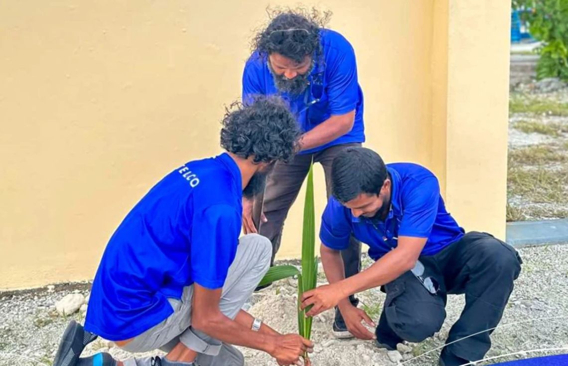 ސްޓެލްކޯ ފަސް ލައްކަ ގަސް އިންދުމުގެ މަޝްރޫޢު ހަލުވިކަމާ އެކު ކުރިއަށް