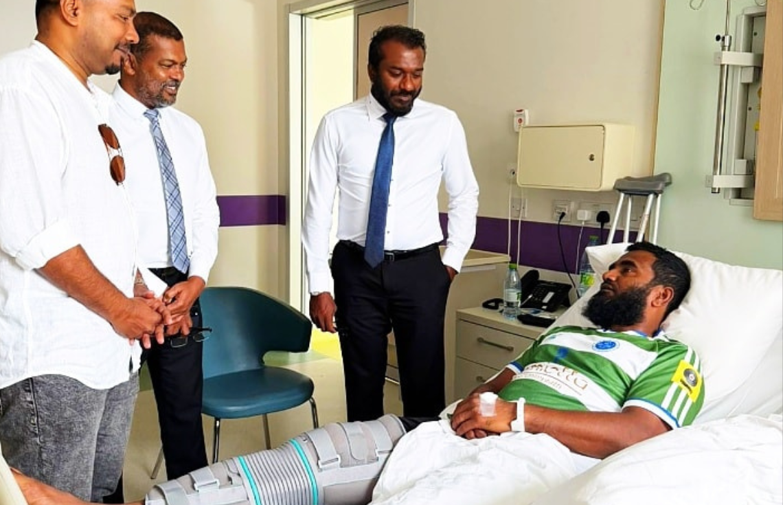 ޢަލީ އަޝްފާޤު ދަނޑަށް އެނބުރި އައުމުގެ ގޮތުން ކަކުލުގެ އޮޕަރޭޝަނެއް ކޮށްފި