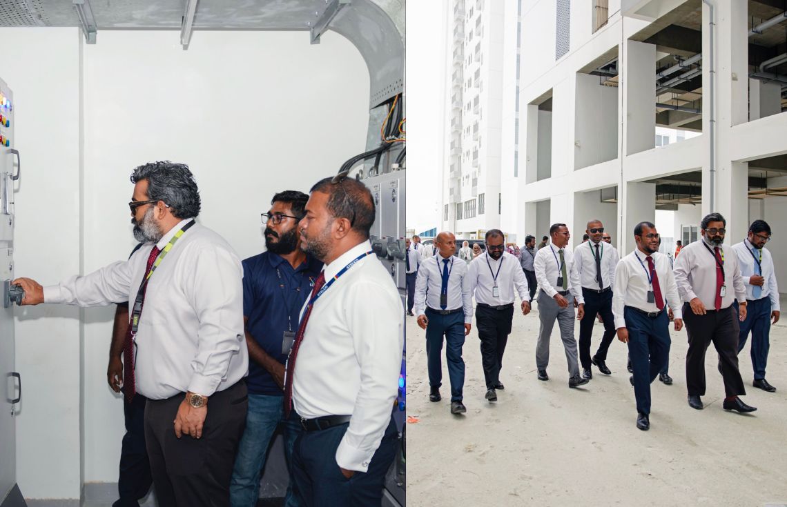 އަމާން އުދަރެސް ފްލެޓްތަކަށް ކަރަންޓުގެ ޚިދުމަތް ދޭންފަށައިފި