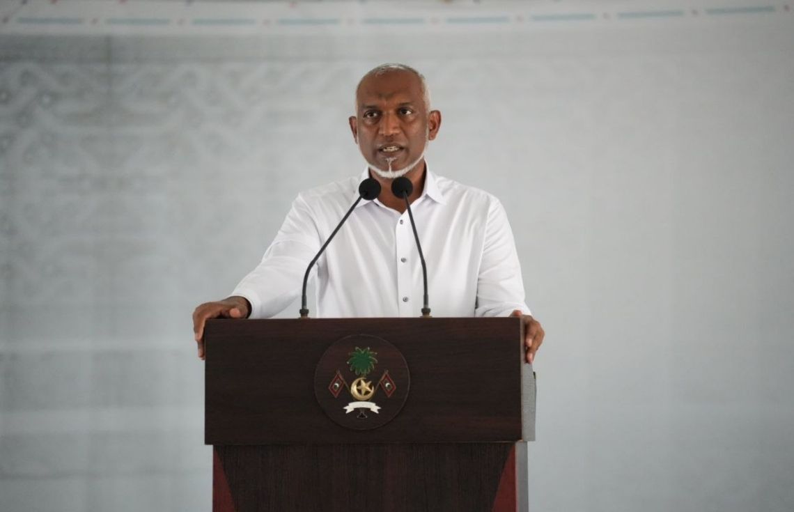 ކުރިއަށް މިއޮތް ރޯދަމަހުގެ ކުރިން އޮޅުވެލިފުށީގެ ކަރަންޓުގެ މައްސަލަ ހައްލުކޮށްދޭނަން: ރައީސް މުޢިއްޒު