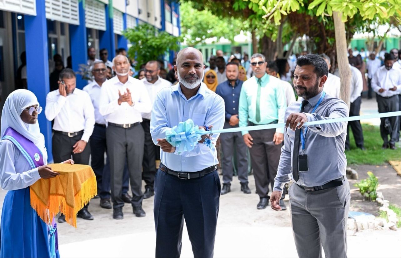 ޅ. އަތޮޅު މަދަރުސާގެ މަލްޓި-ޕަރޕަސް ހޯލު ހުޅުވައިފި