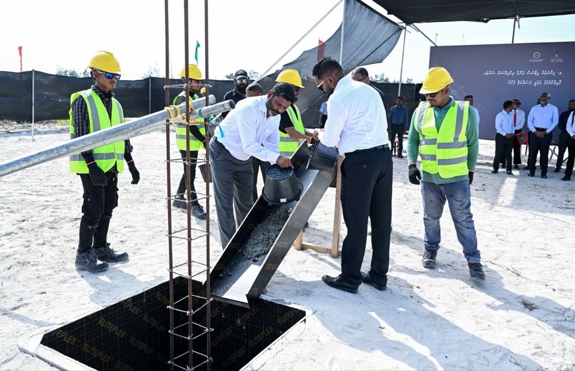 ހިންނަވަރުގައި ތަރައްޤީކުރާ ފިޓްނަސް އެންޑް ރެކްރިއޭޝަން ސެންޓަރުގެ ޢަމަލީ މަސައްކަތް ފަށައިފި