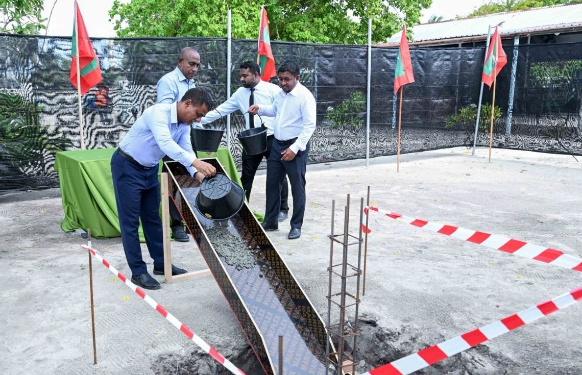 ކ. ކާށިދޫ ޞިއްޙީ މަރުކަޒުގެ އައު އިމާރާތުގެ މަސައްކަތް ފަށައިފި
